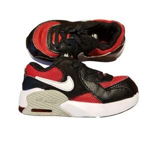 Nike Airmax Excee Red and‎ Black Size 6C CD6893-600 Baby Toddler Sneakers Shoes
